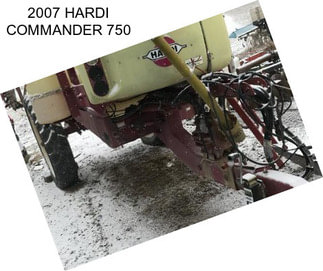 2007 HARDI COMMANDER 750