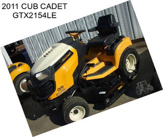 2011 CUB CADET GTX2154LE