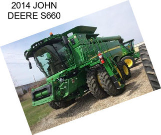 2014 JOHN DEERE S660