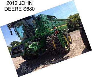 2012 JOHN DEERE S680