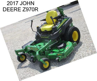 2017 JOHN DEERE Z970R