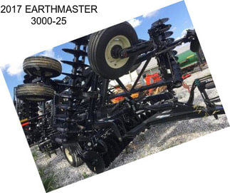 2017 EARTHMASTER 3000-25