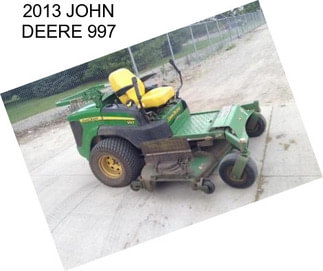 2013 JOHN DEERE 997