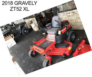 2018 GRAVELY ZT52 XL