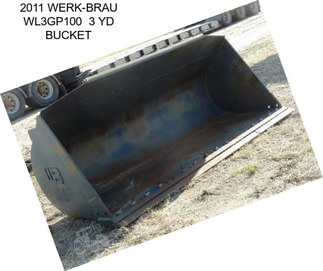 2011 WERK-BRAU WL3GP100  3 YD BUCKET