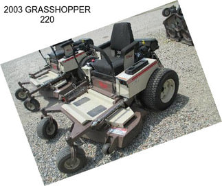 2003 GRASSHOPPER 220