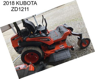 2018 KUBOTA ZD1211