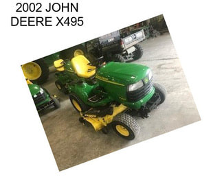 2002 JOHN DEERE X495