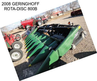 2008 GERINGHOFF ROTA-DISC 800B