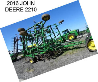 2016 JOHN DEERE 2210