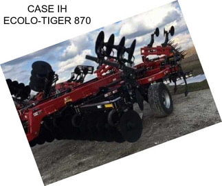 CASE IH ECOLO-TIGER 870