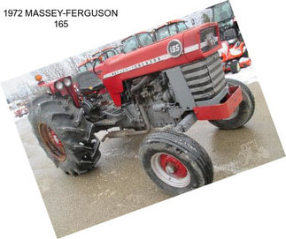 1972 MASSEY-FERGUSON 165