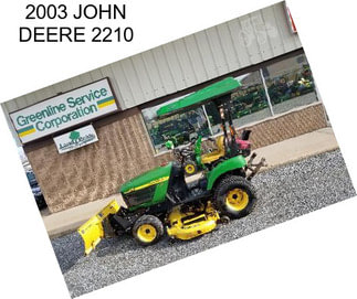 2003 JOHN DEERE 2210