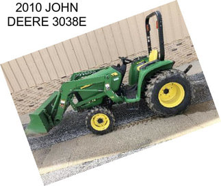 2010 JOHN DEERE 3038E