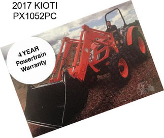 2017 KIOTI PX1052PC