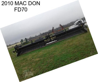 2010 MAC DON FD70