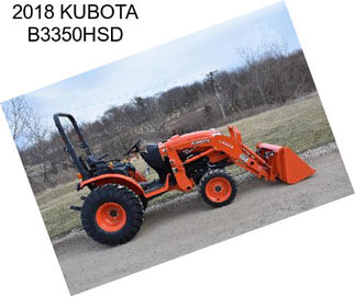 2018 KUBOTA B3350HSD