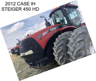 2012 CASE IH STEIGER 450 HD