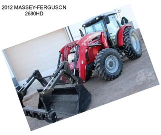 2012 MASSEY-FERGUSON 2680HD