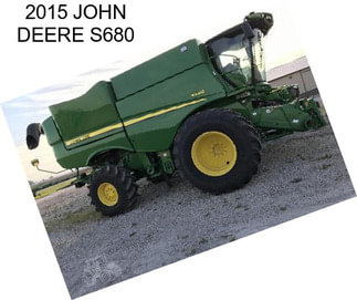 2015 JOHN DEERE S680