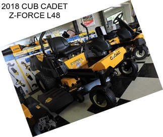 2018 CUB CADET Z-FORCE L48