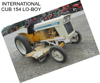 INTERNATIONAL CUB 154 LO-BOY