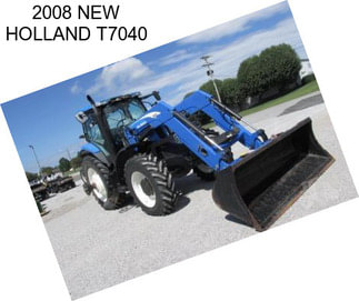 2008 NEW HOLLAND T7040