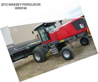 2012 MASSEY-FERGUSON WR9740