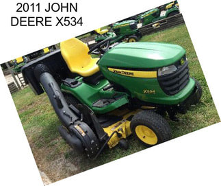 2011 JOHN DEERE X534