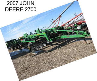 2007 JOHN DEERE 2700