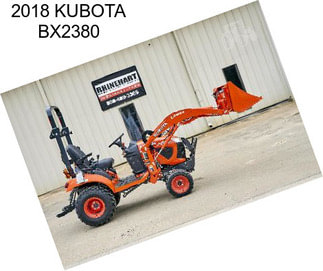 2018 KUBOTA BX2380