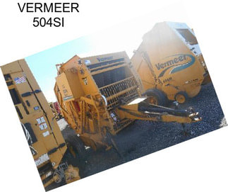 VERMEER 504SI