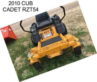 2010 CUB CADET RZT54