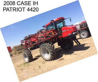 2008 CASE IH PATRIOT 4420