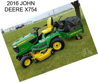 2016 JOHN DEERE X754