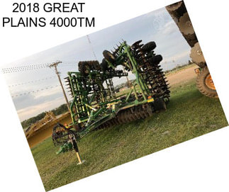 2018 GREAT PLAINS 4000TM