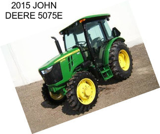 2015 JOHN DEERE 5075E