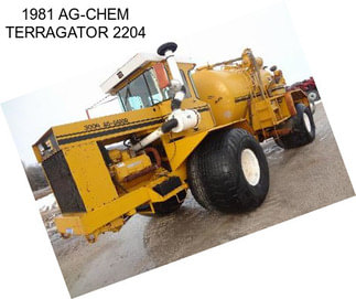 1981 AG-CHEM TERRAGATOR 2204