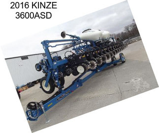 2016 KINZE 3600ASD