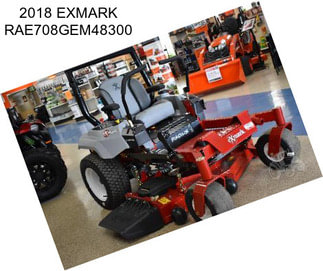 2018 EXMARK RAE708GEM48300