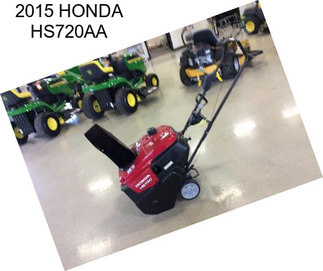 2015 HONDA HS720AA