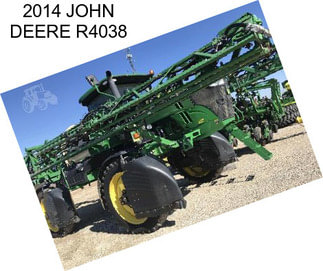 2014 JOHN DEERE R4038