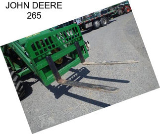 JOHN DEERE 265