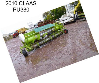 2010 CLAAS PU380