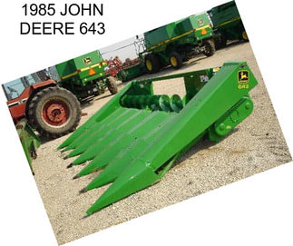 1985 JOHN DEERE 643