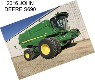 2016 JOHN DEERE S690