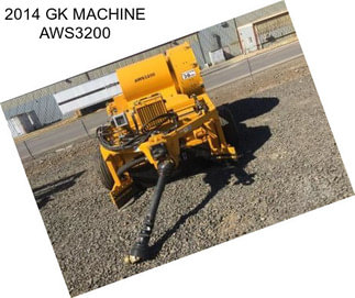 2014 GK MACHINE AWS3200