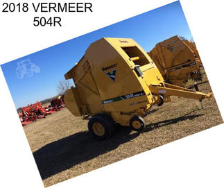 2018 VERMEER 504R