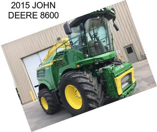 2015 JOHN DEERE 8600