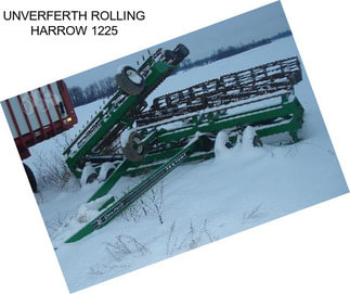 UNVERFERTH ROLLING HARROW 1225